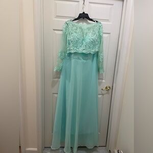 Wedding gown; mother or grandmother of bride/groom, new unworn, no tag.